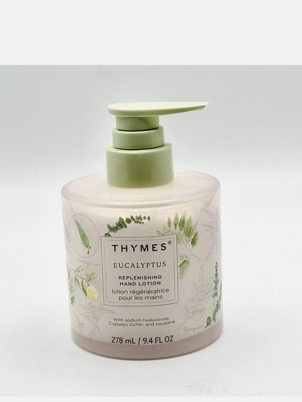 Thymes Eucalyptus Replenishing Hand Lotion - Light Green